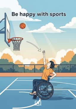 Be happy with sports