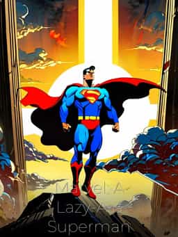 Marvel: A Lazy-Ass Superman novel cover