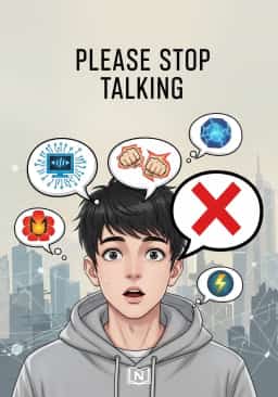 Please Stop Talking novel cover